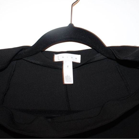 Leith Black Wide-Leg Pants - Picture 5 of 5